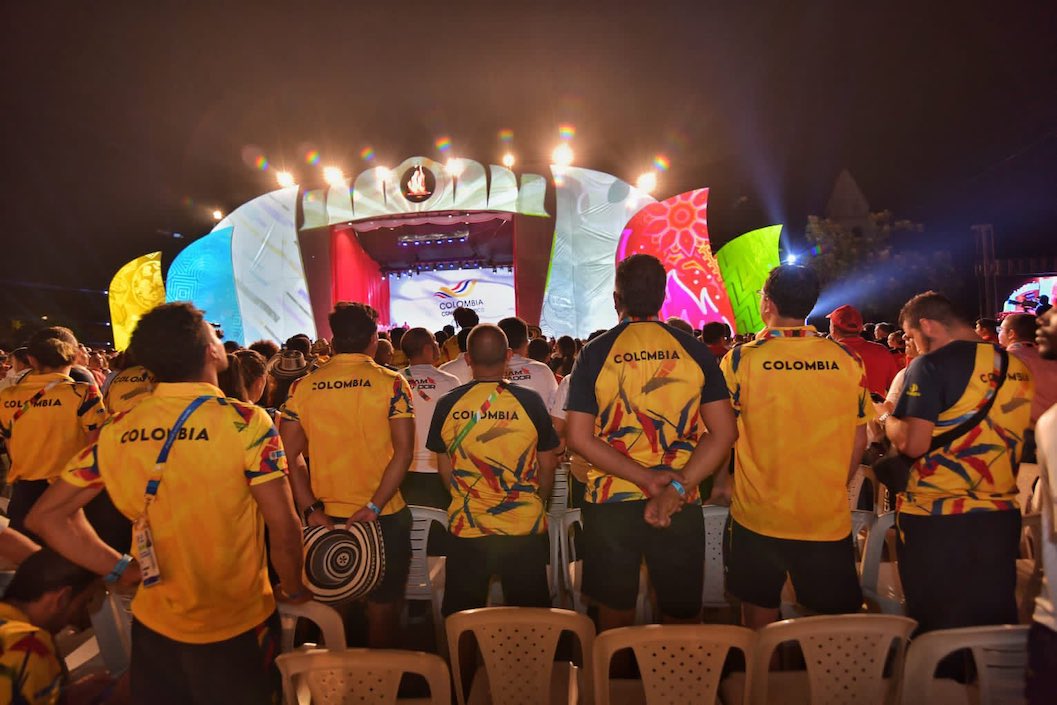 Delegación colombiana.