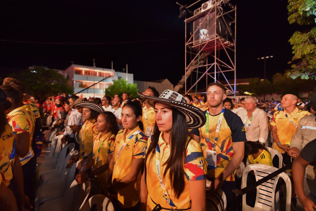 Delegación colombviana.