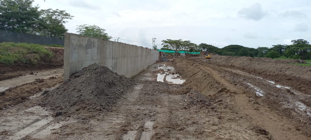 Pésimas condiciones donde se adelantan los trabajos.