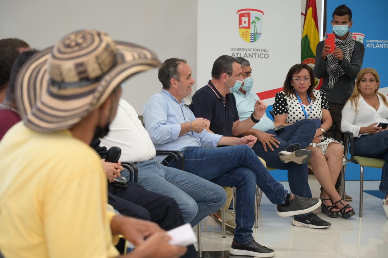 Reunión de Gobernación con comunidad del Sur del Atlántico.
