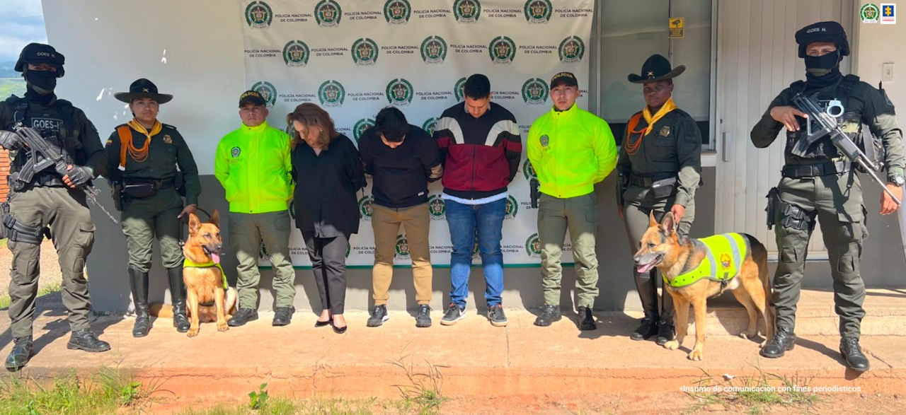 Nancy Teresa González Barberi y otros dos capturados.