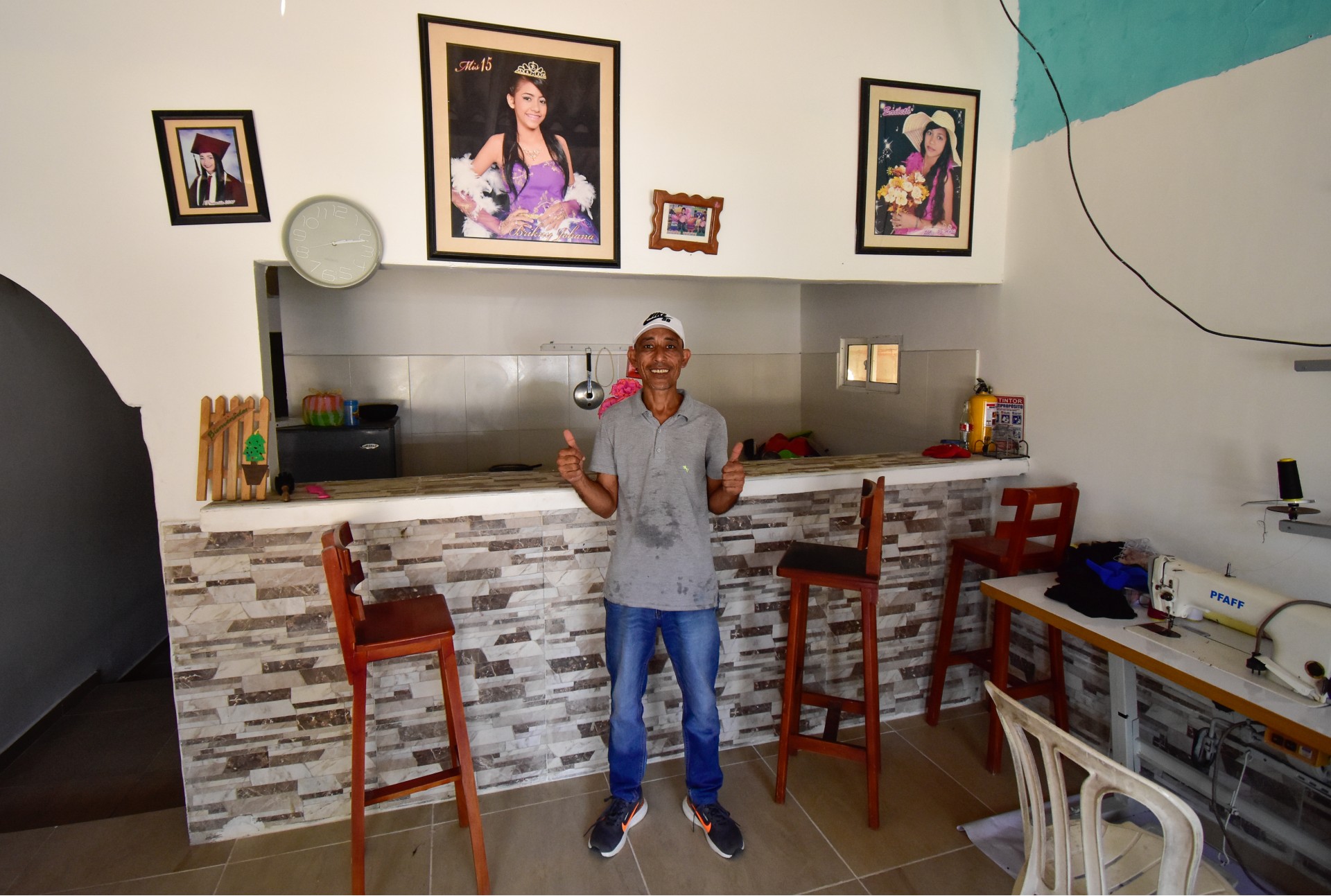 Alcaldía de Barranquilla. Una de las viviendas mejoradas.