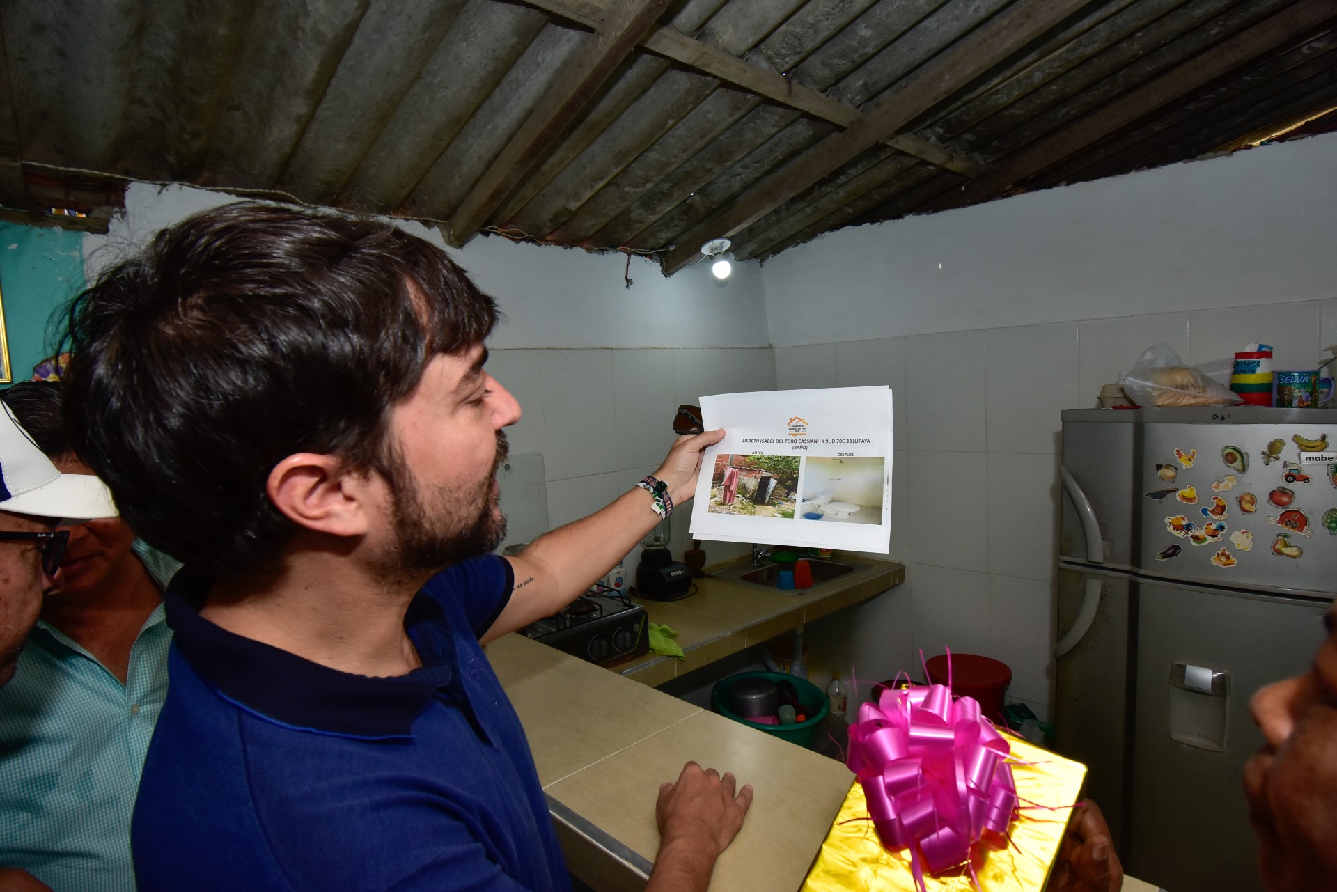 Alcaldía de Barranquilla. Alcalde Jaime Pumarejo compara el antes y después de la intervención.