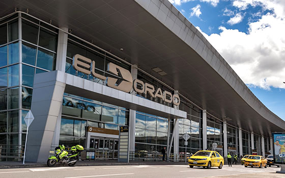 Aeropuerto El Dorado de Bogotá.