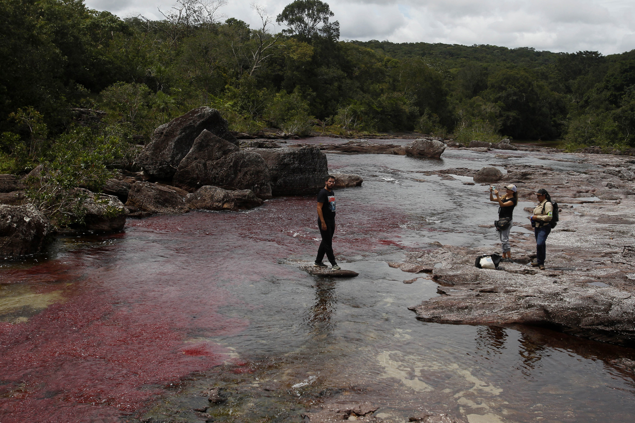 Caño Cristales ha sido comparado con otros lugares místicos como Machu Picchu, en Perú.