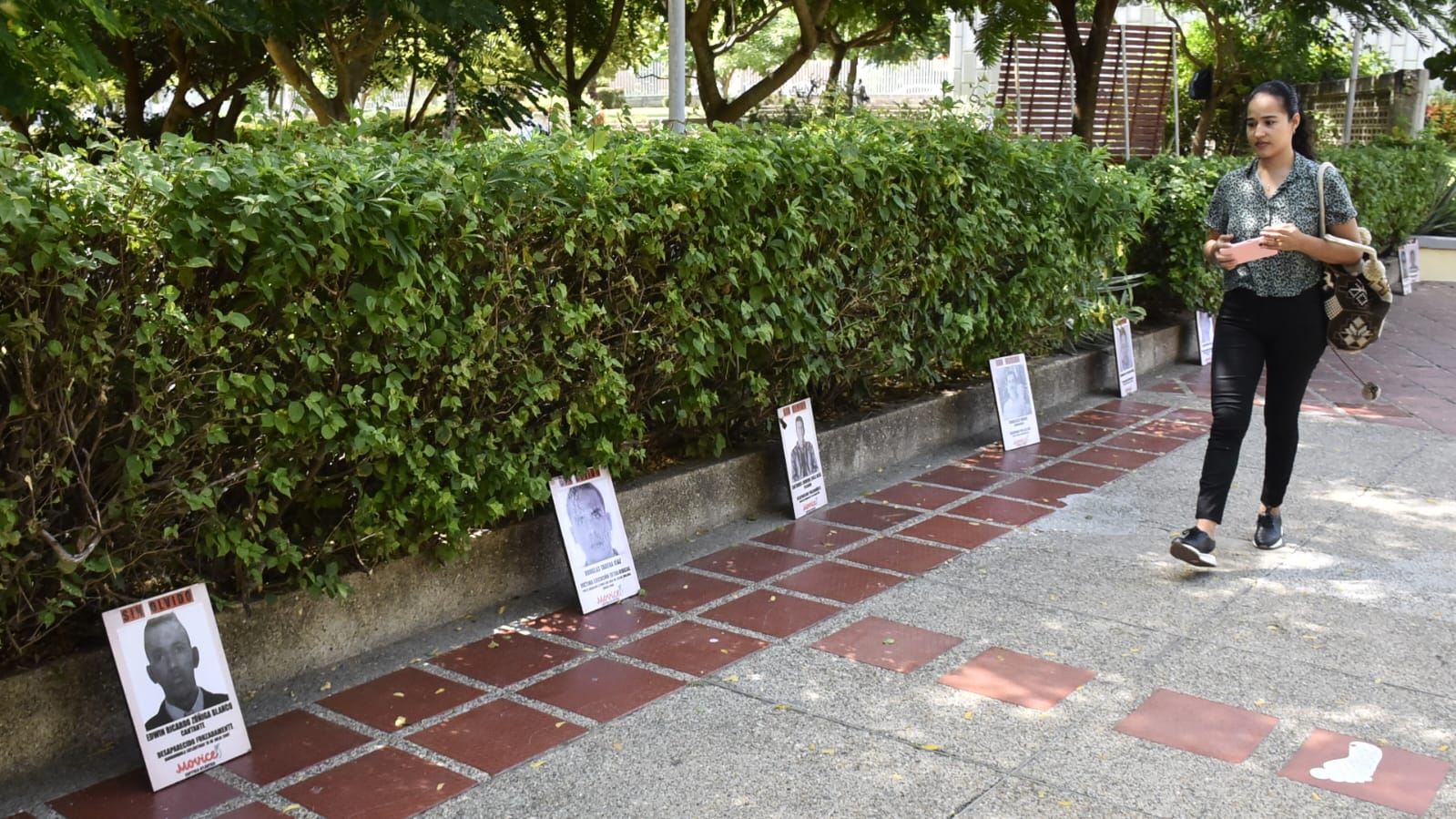 Exposición de fotografías de víctimas del conflicto armado