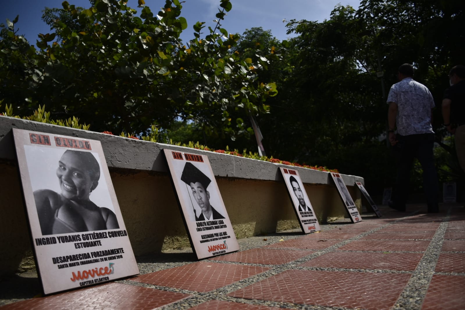 Exposición de fotografías de víctimas del conflicto armado
