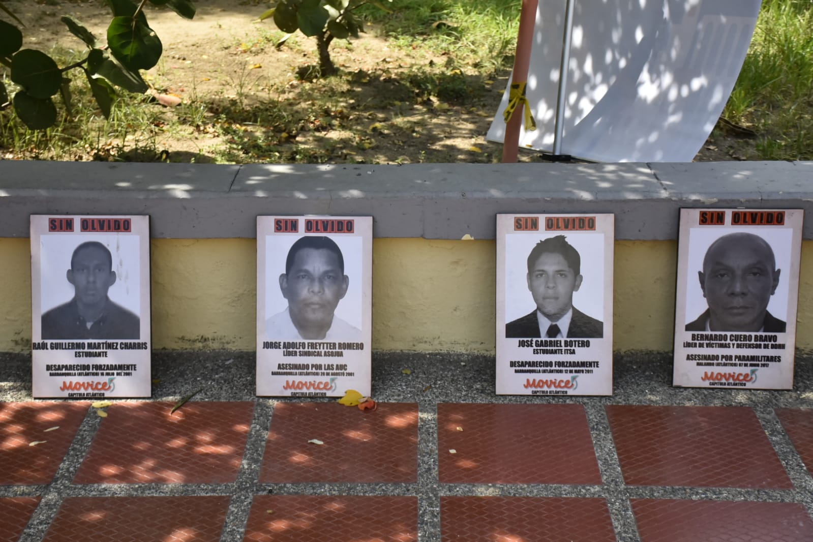 Exposición de fotografías de víctimas del conflicto armado