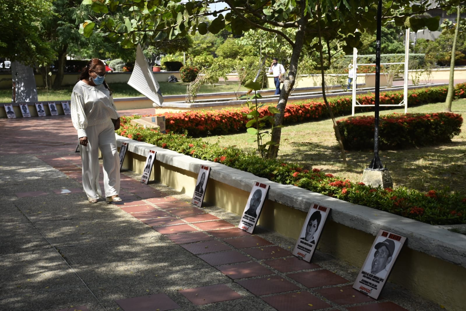 Exposición de fotografías de víctimas del conflicto armado
