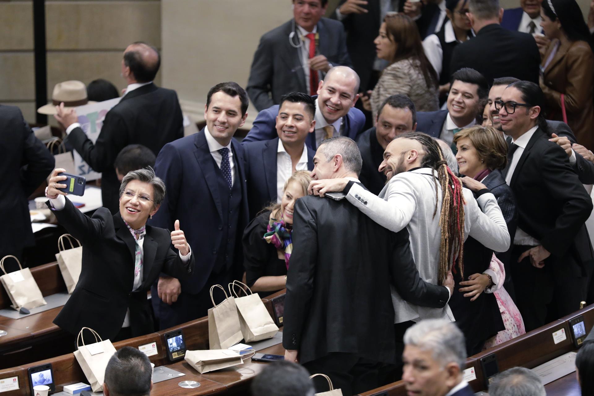 Una foto para el recuerdo del nuevo Congreso.
