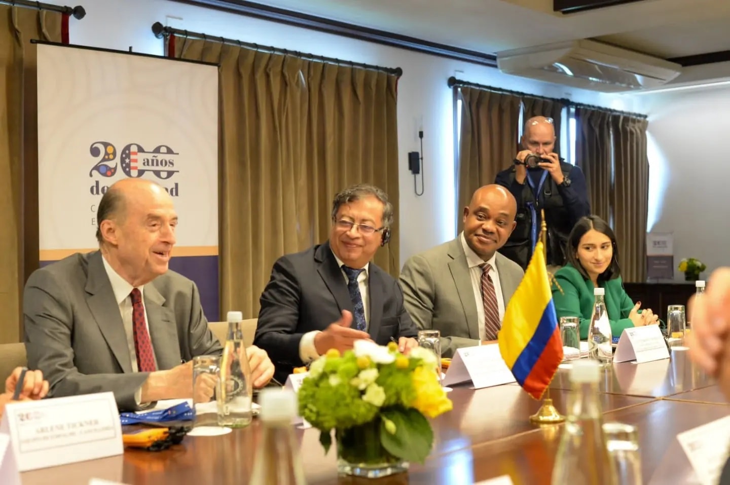 Reunión del Gobierno de Petro con embajadores de EE.UU.