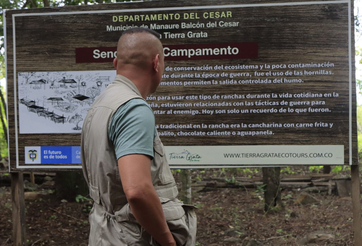 Exguerrillero de las FARC en el espacio territorial de Tierra Grata en San José de Oriente.