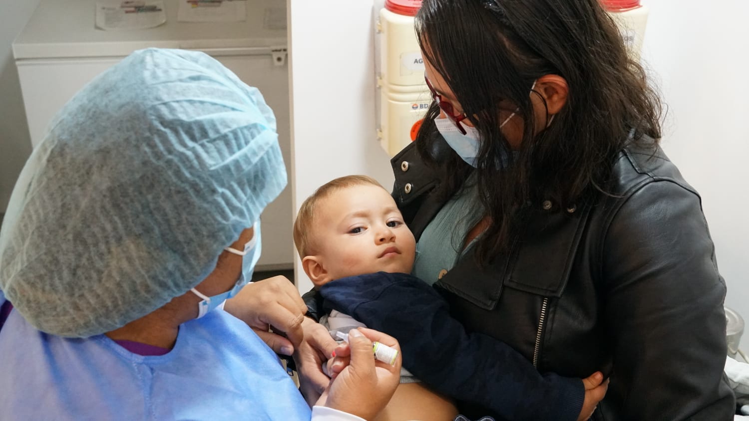 Jornada de vacunación a niños. 