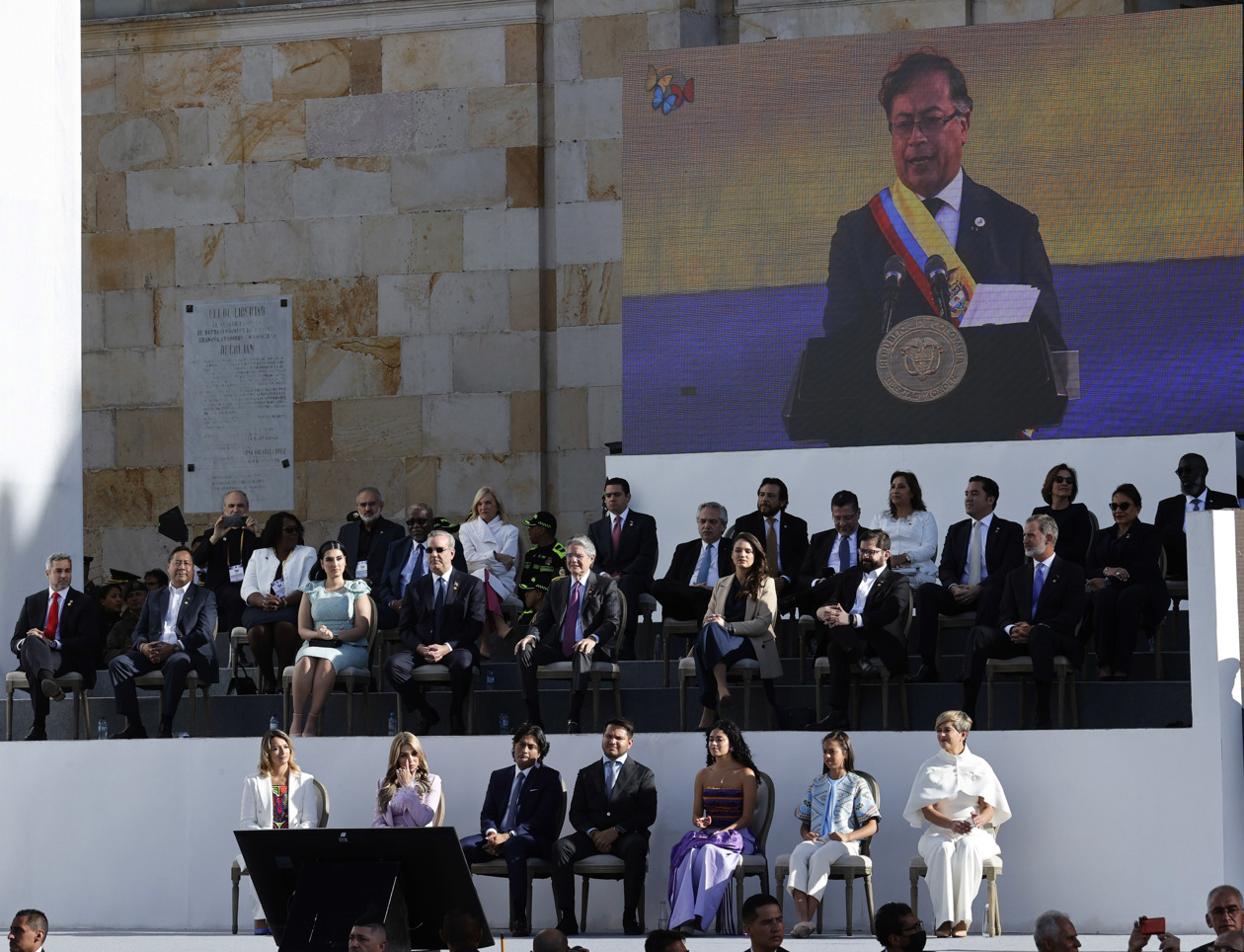 Vista general de la ceremonia.