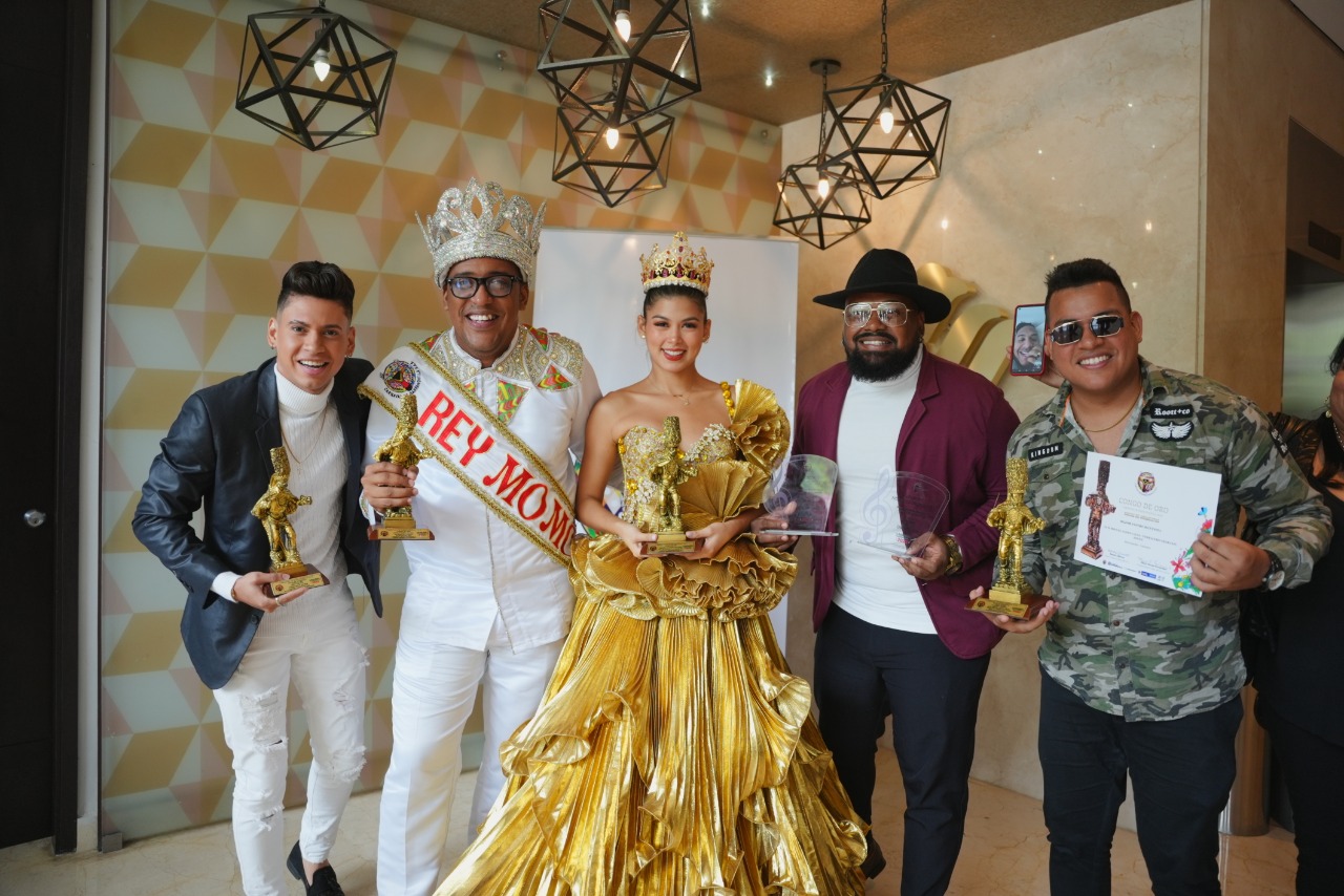 Artistas ganadores del 'Congo de Oro' 2022.