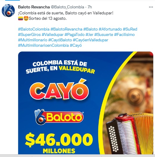 El anuncio del ganador del Baloto Revancha