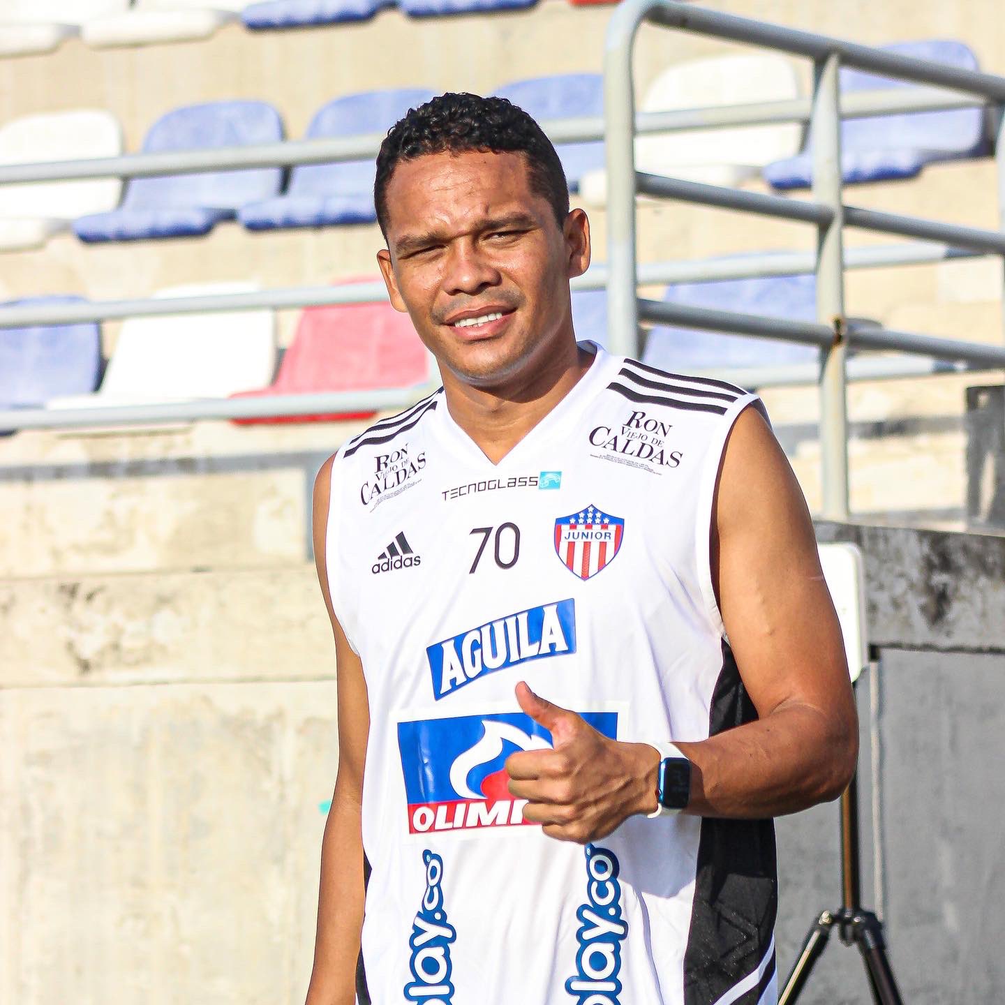 Carlos Bacca durante un entrenamiento. 