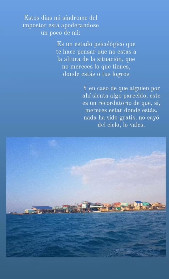 Historia de instagram publicada por Sofía Petro.