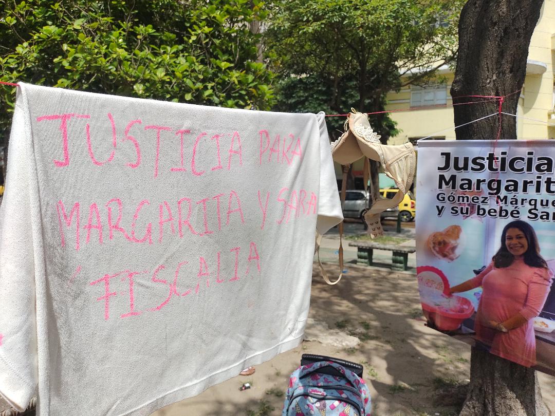 Zona Cero Protesta de familiares y amigos de Margarita Gómez