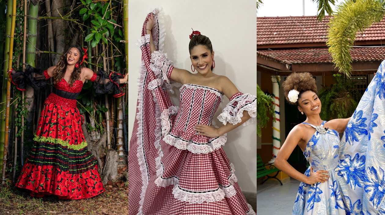 Adjany Kappen, Lucy Jiménez y Mayiris Guardo.