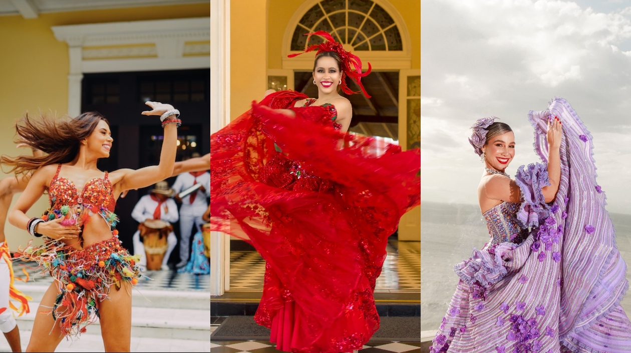 Natalia De Castro, Vanessa Peñaranda y Valentina Lapeira.