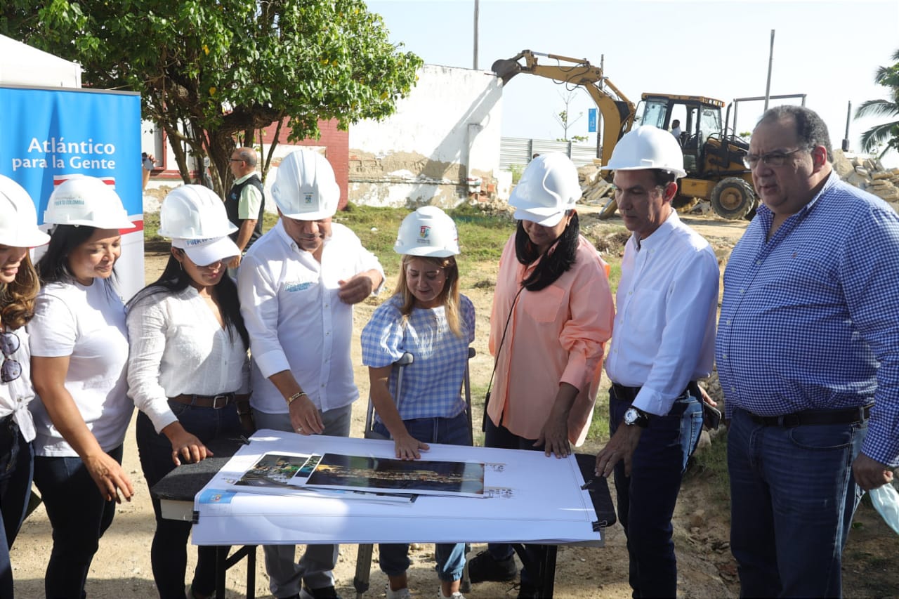 Las obras del Centro Gastronómico Internacional en Puerto Colombia, un homenaje a los inmigrantes.