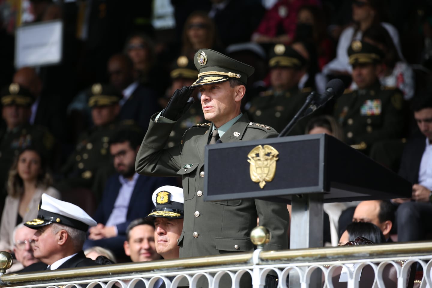 Nuevo Director de la Policía Nacional, Mayor General Henry Armando Sanabria Cely.