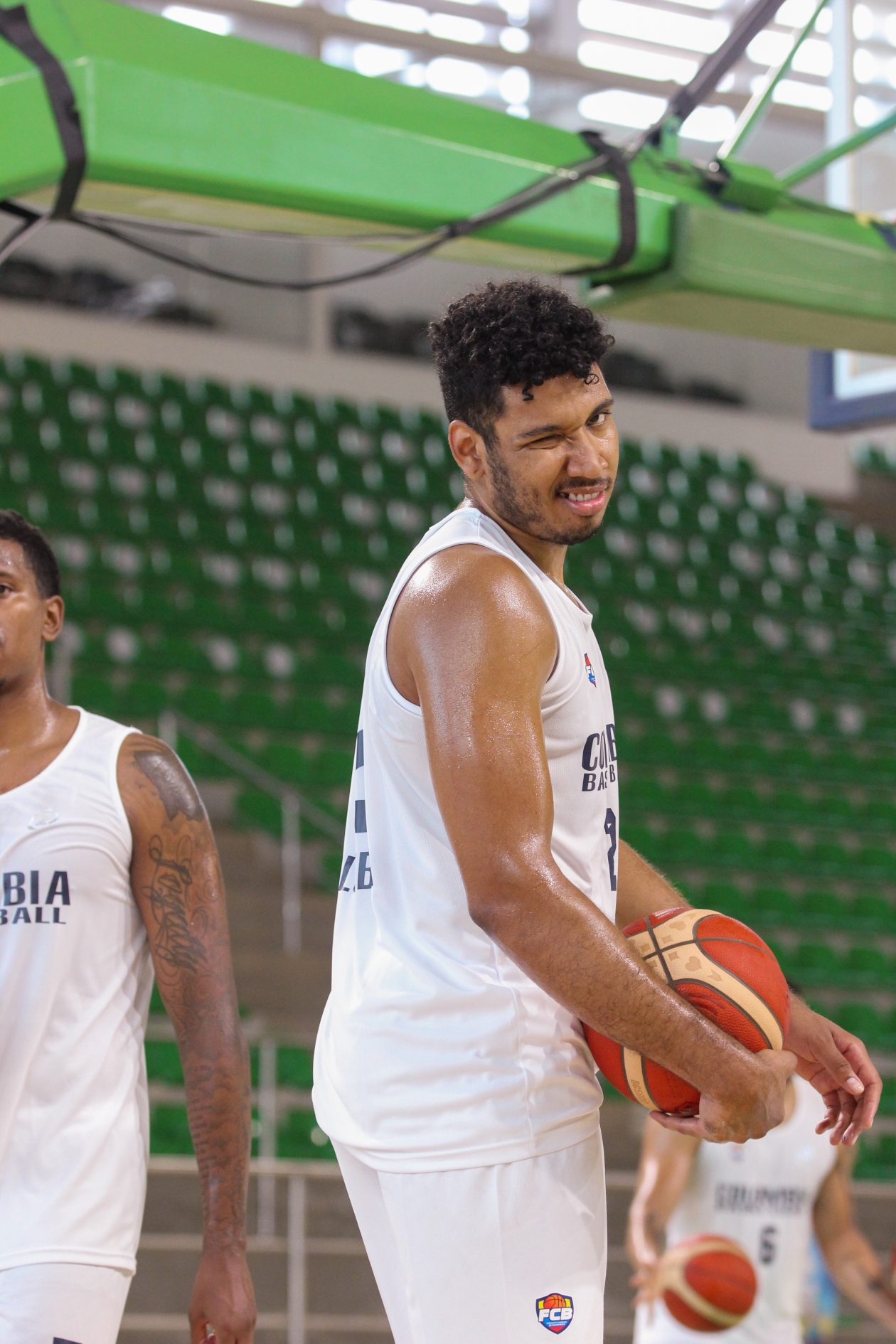 Jaime Echenique, estrella de la Selección Colombia de baloncesto.