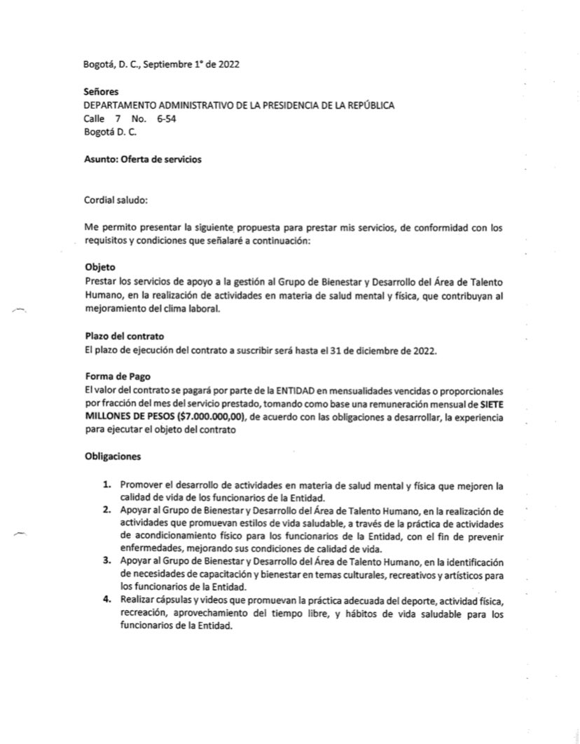 La propuesta laboral que presentó el artista y coreógrafo Nerú.