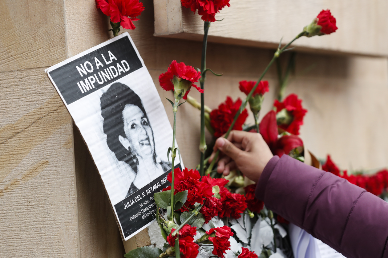Imagen del sentido homenaje al antiguo presidente de Chile, Salvador Allende.