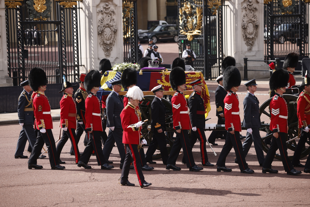 Cortejo fúnebre de Isabel II.