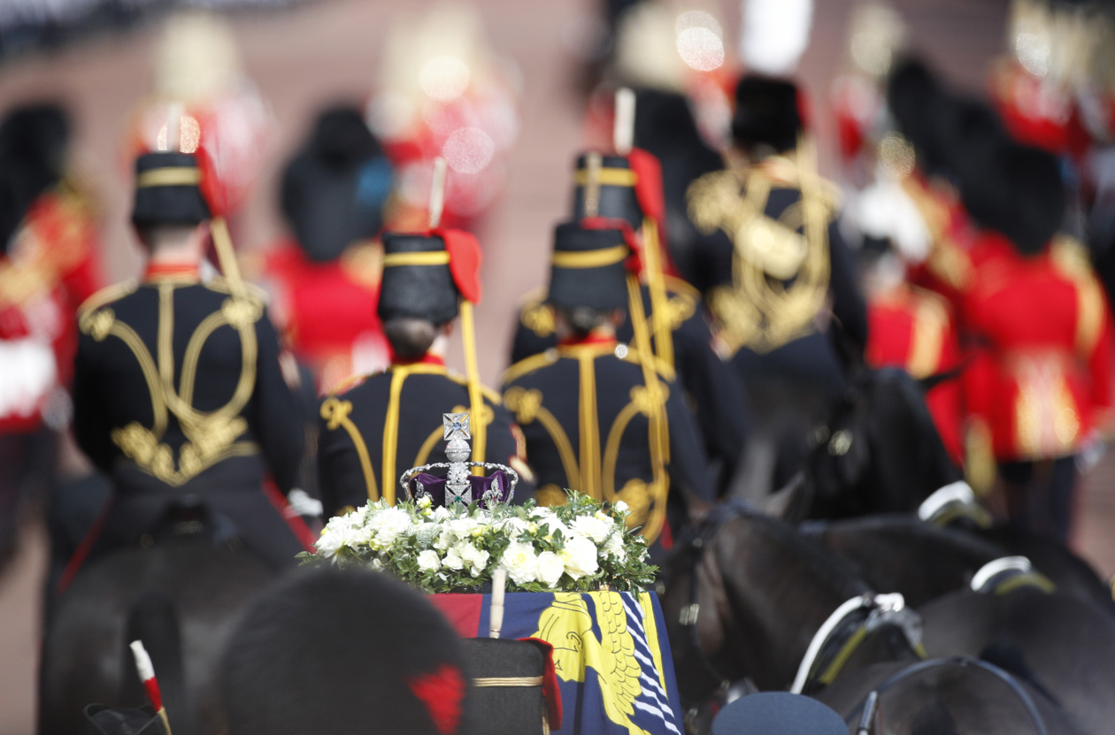 Cortejo fúnebre de Isabel II.