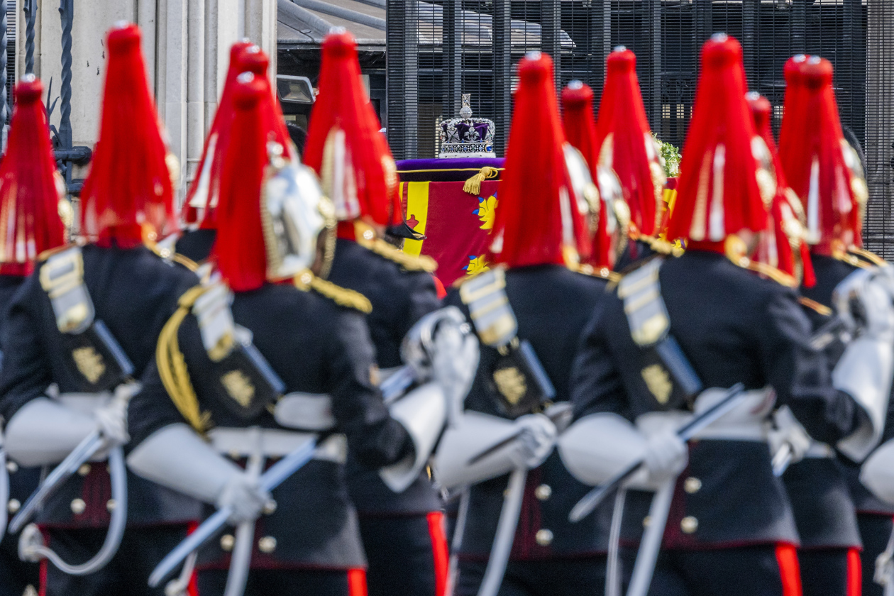 Cortejo fúnebre de Isabel II.