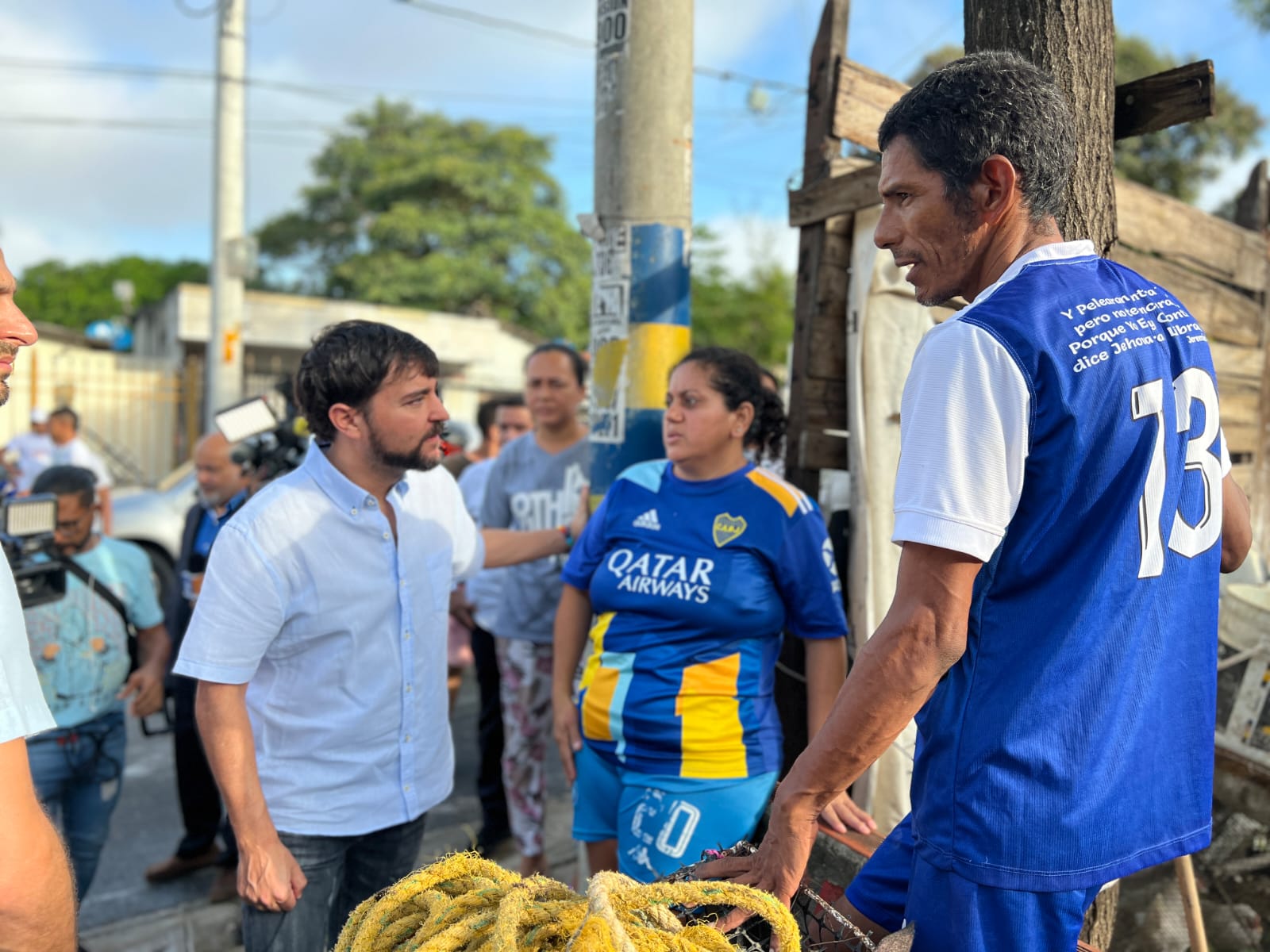 El Alcalde de Barranquilla, Jaime Pumarejo.