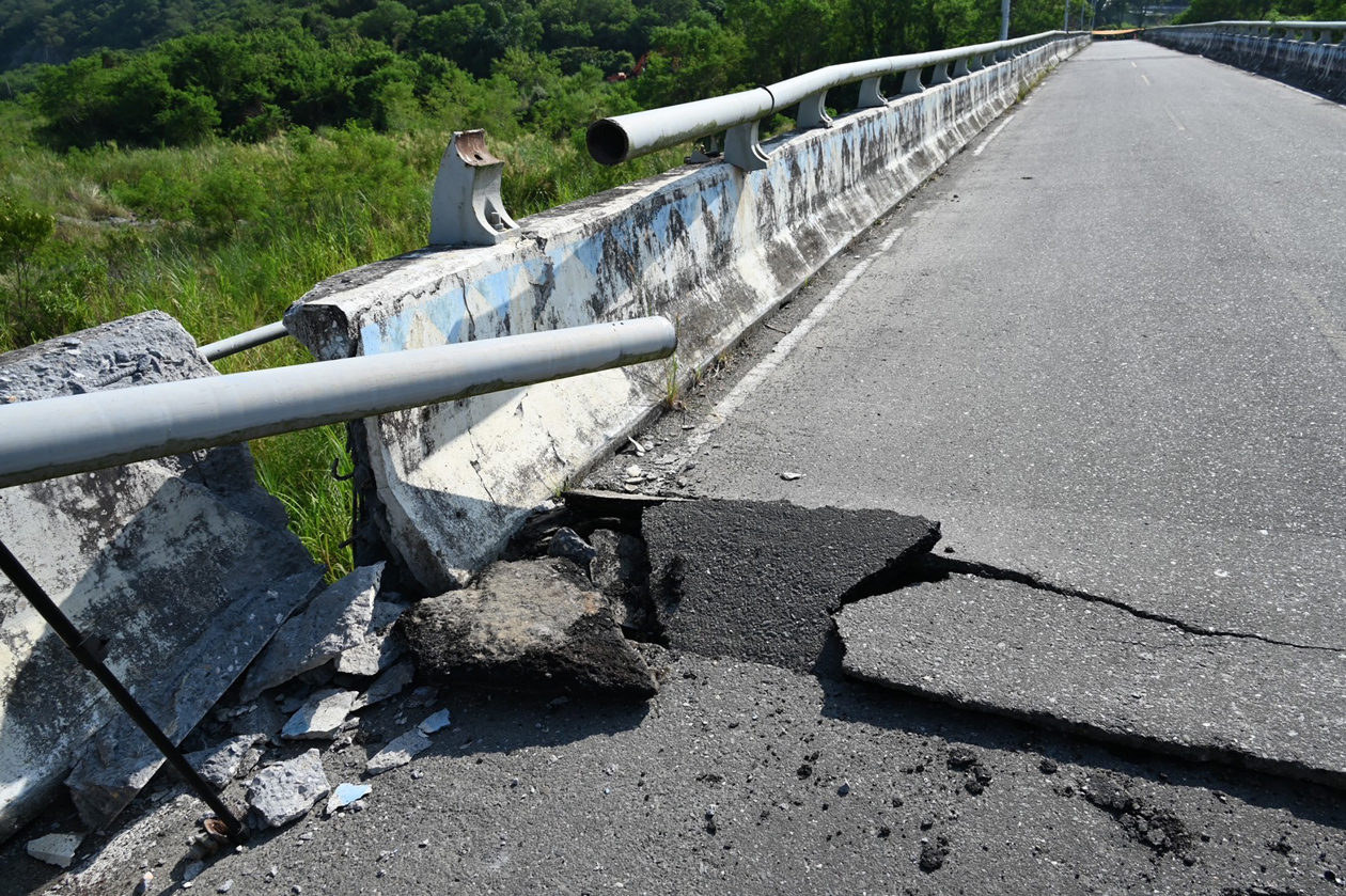Momentos del terremoto en el sureste de Taiwán.