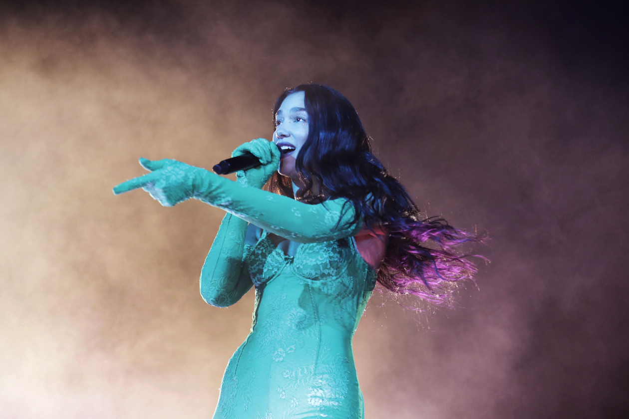 Concierto de Dua Lipa en Bogotá.