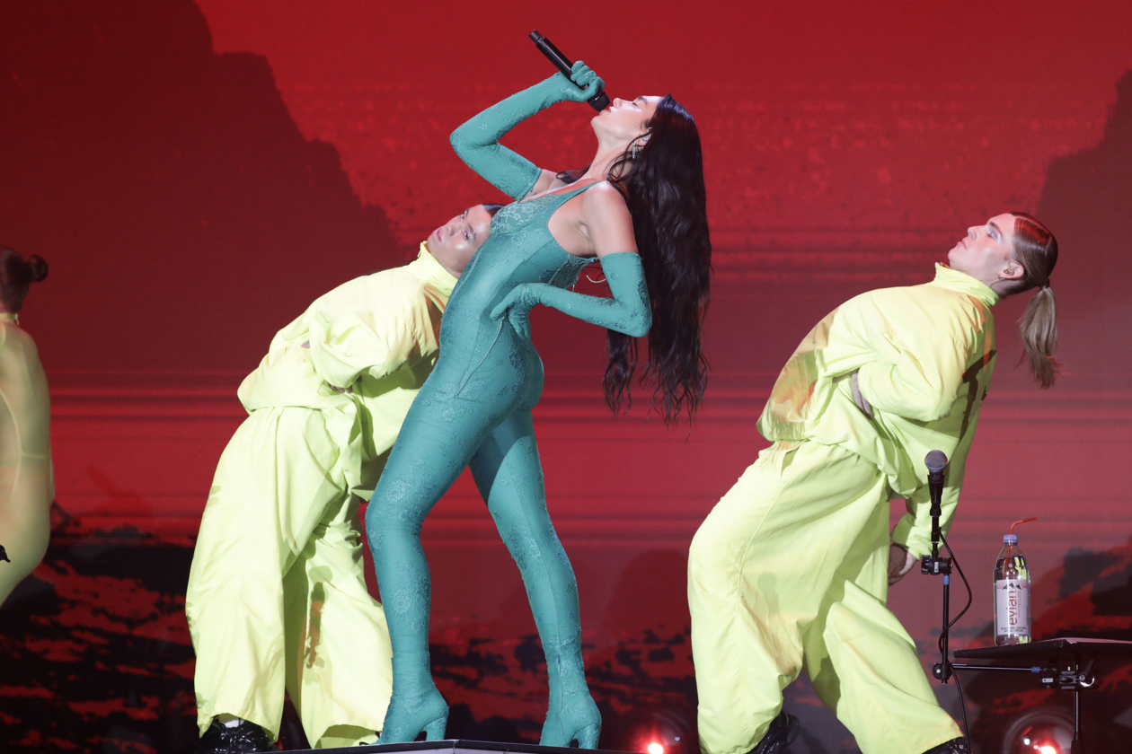 Concierto de Dua Lipa en Bogotá.