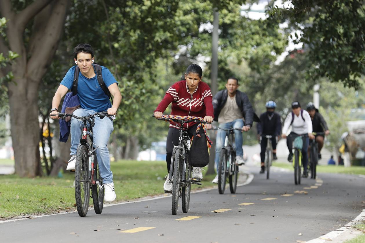 Día sin carro y sin moto en Bogotá.
