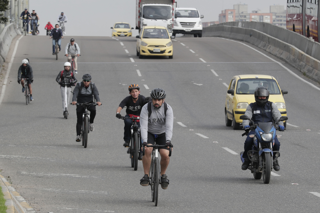Día sin carro y sin moto en Bogotá.