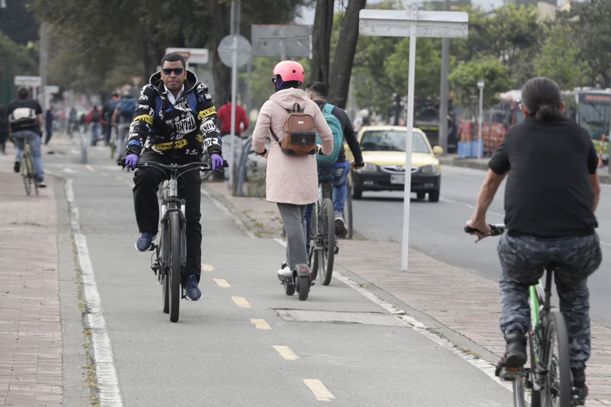 Día sin carro y sin moto en Bogotá.
