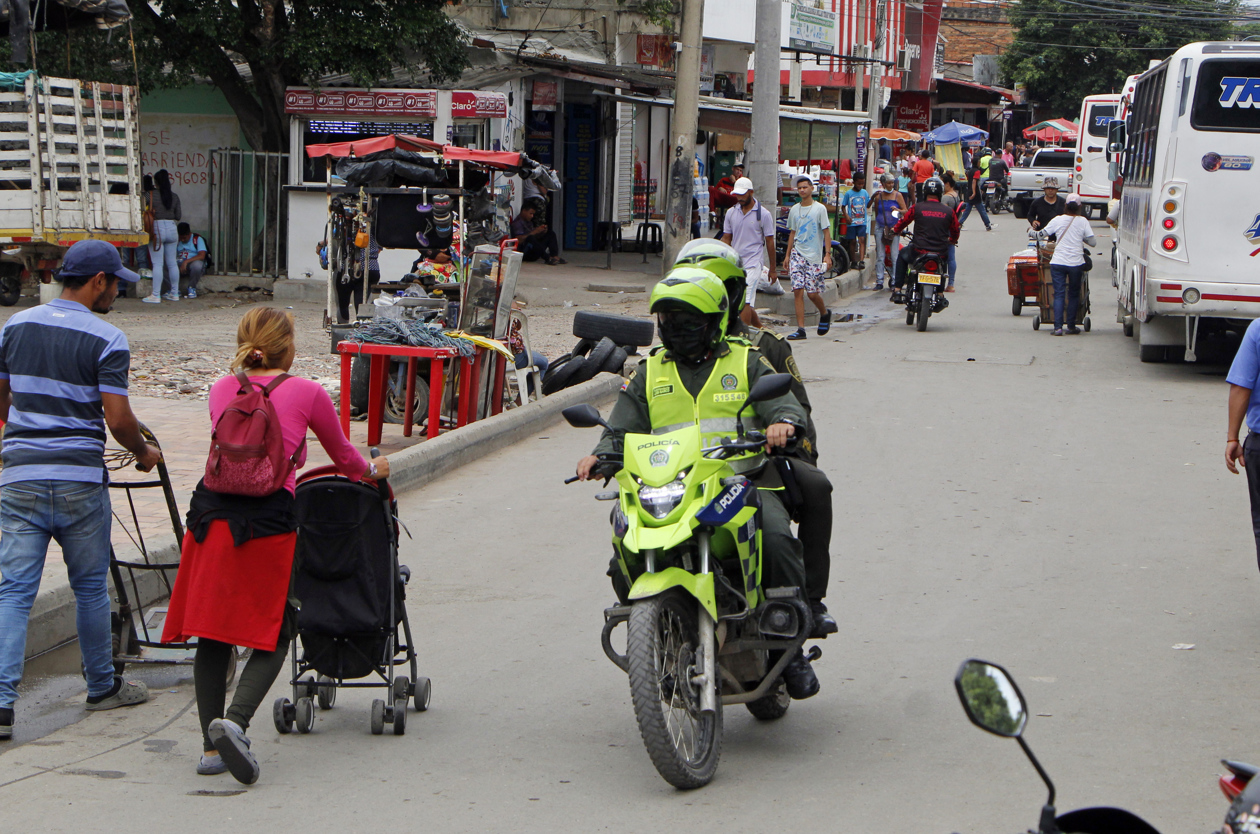 Operativos de seguridad en la frontera.