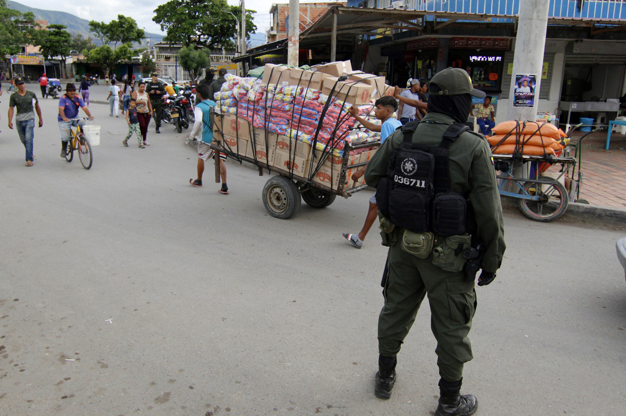 Operativos de seguridad en la frontera.