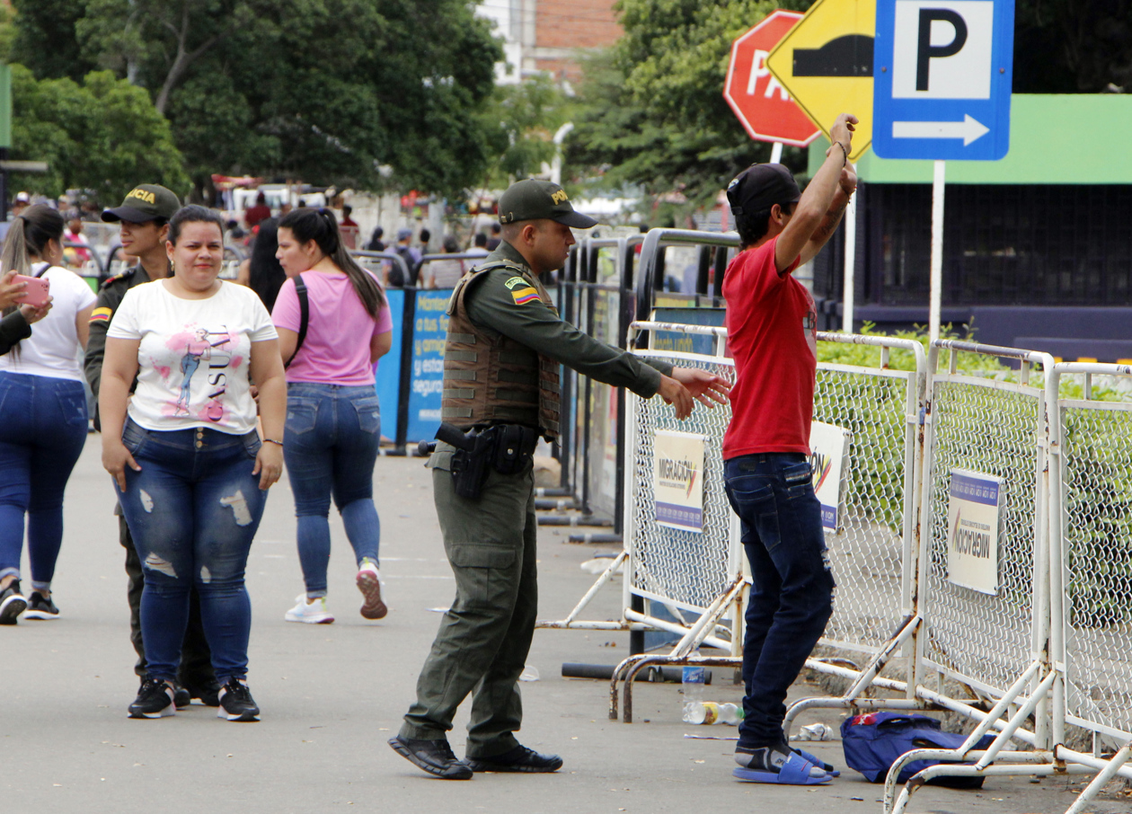 Operativos de seguridad en la frontera.