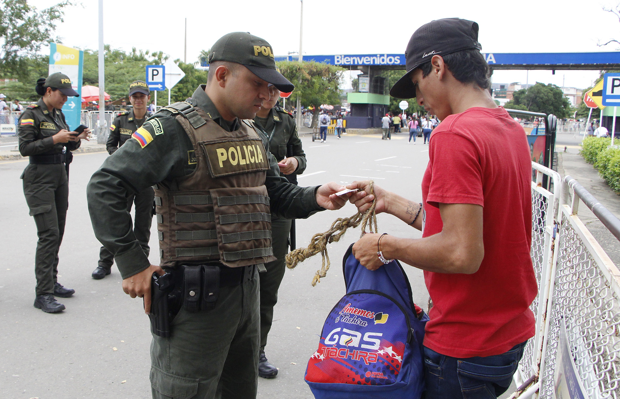Operativos de seguridad en la frontera.