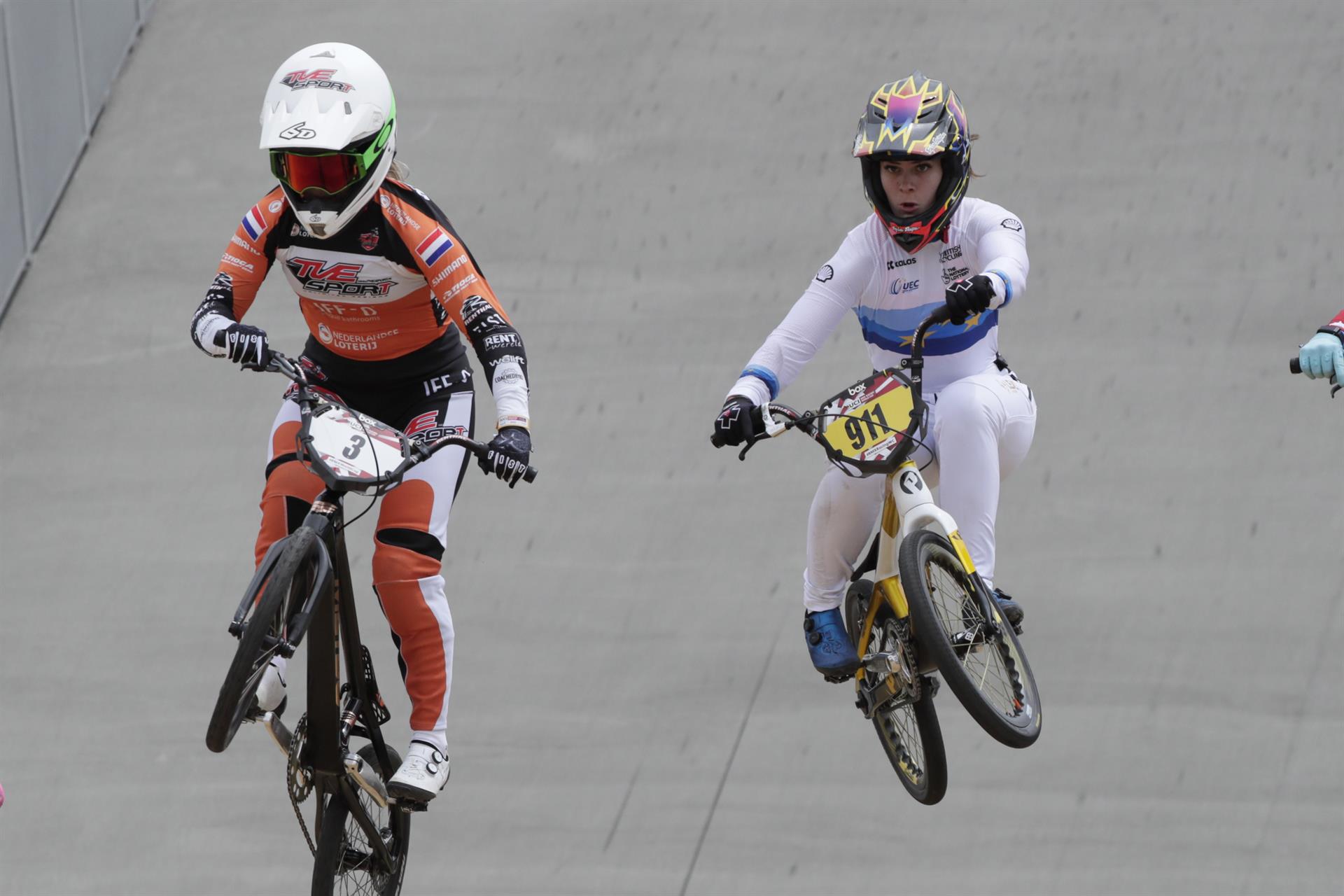 Beth Schriever de Gran Bretaña durante una práctica.