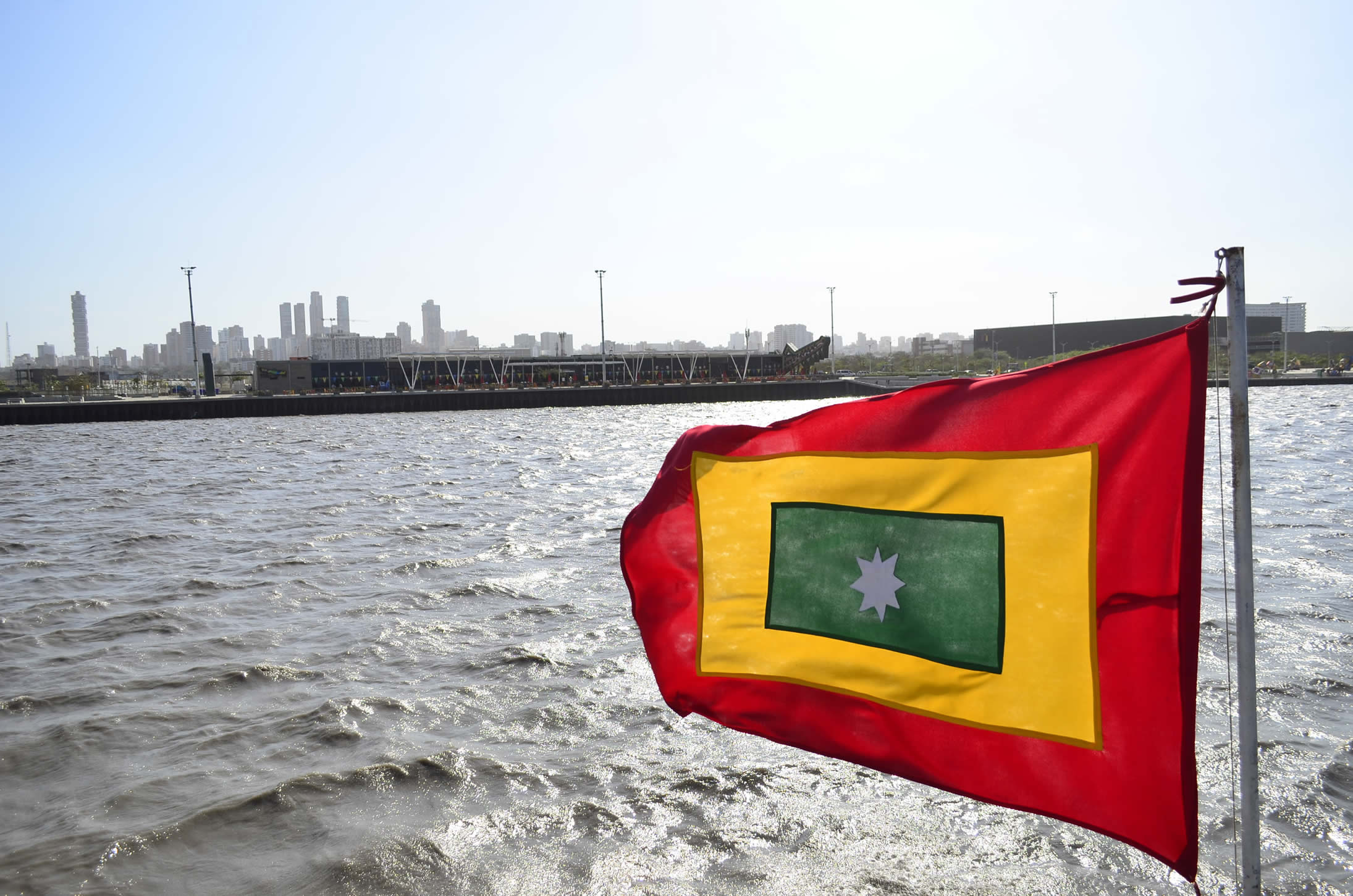 Barranquilla desde el río.