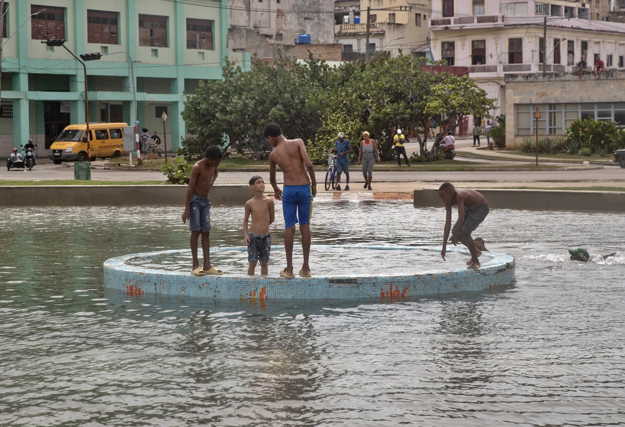 El paso del huracán 'Ian' en La Habana (Cuba). 