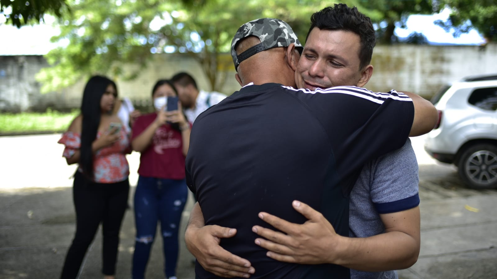 Leonardo Quiñones con Sugar Baby Rojas