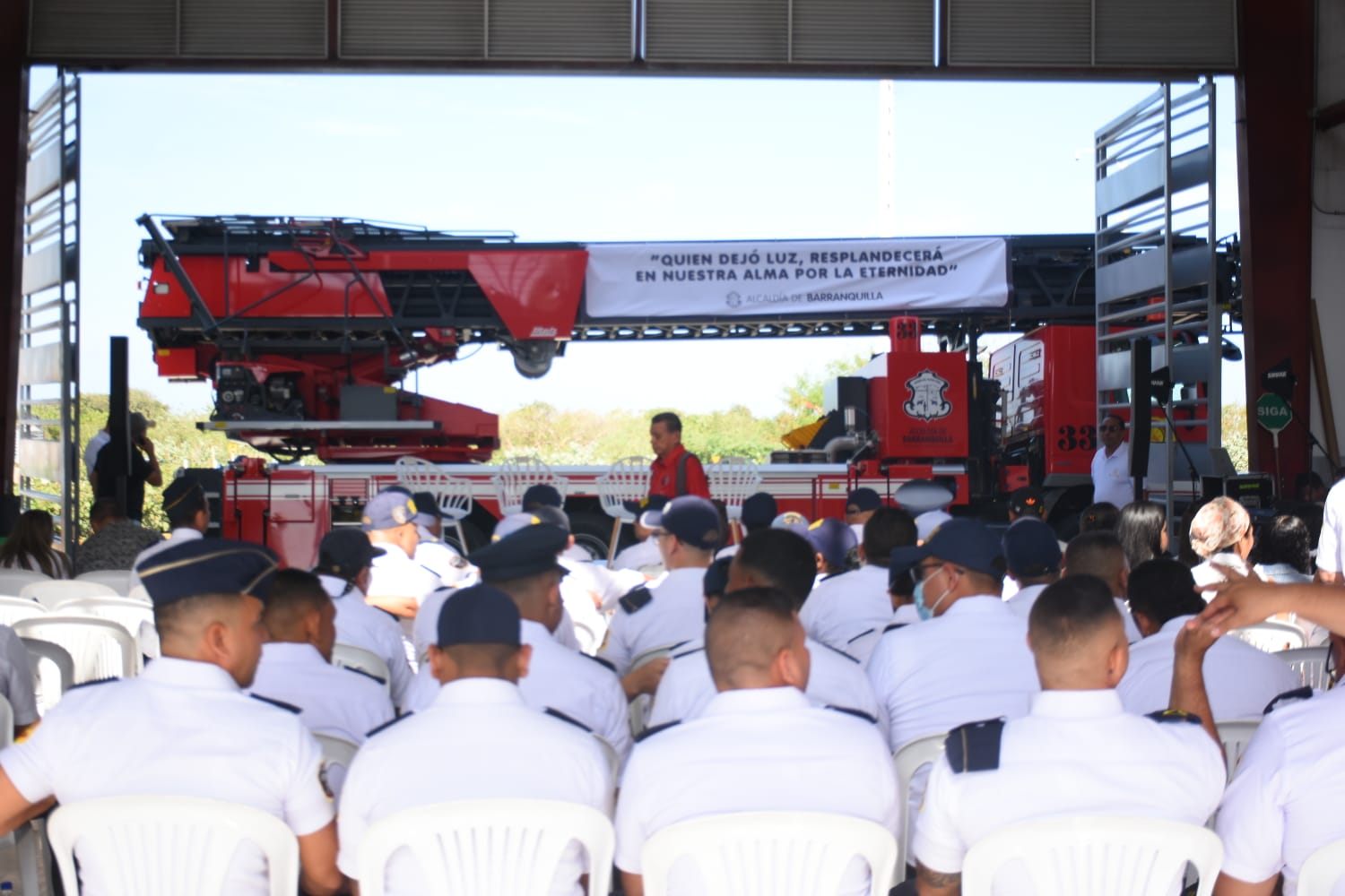 Acto de homenaje al sargento Javier Solano Ruiz.