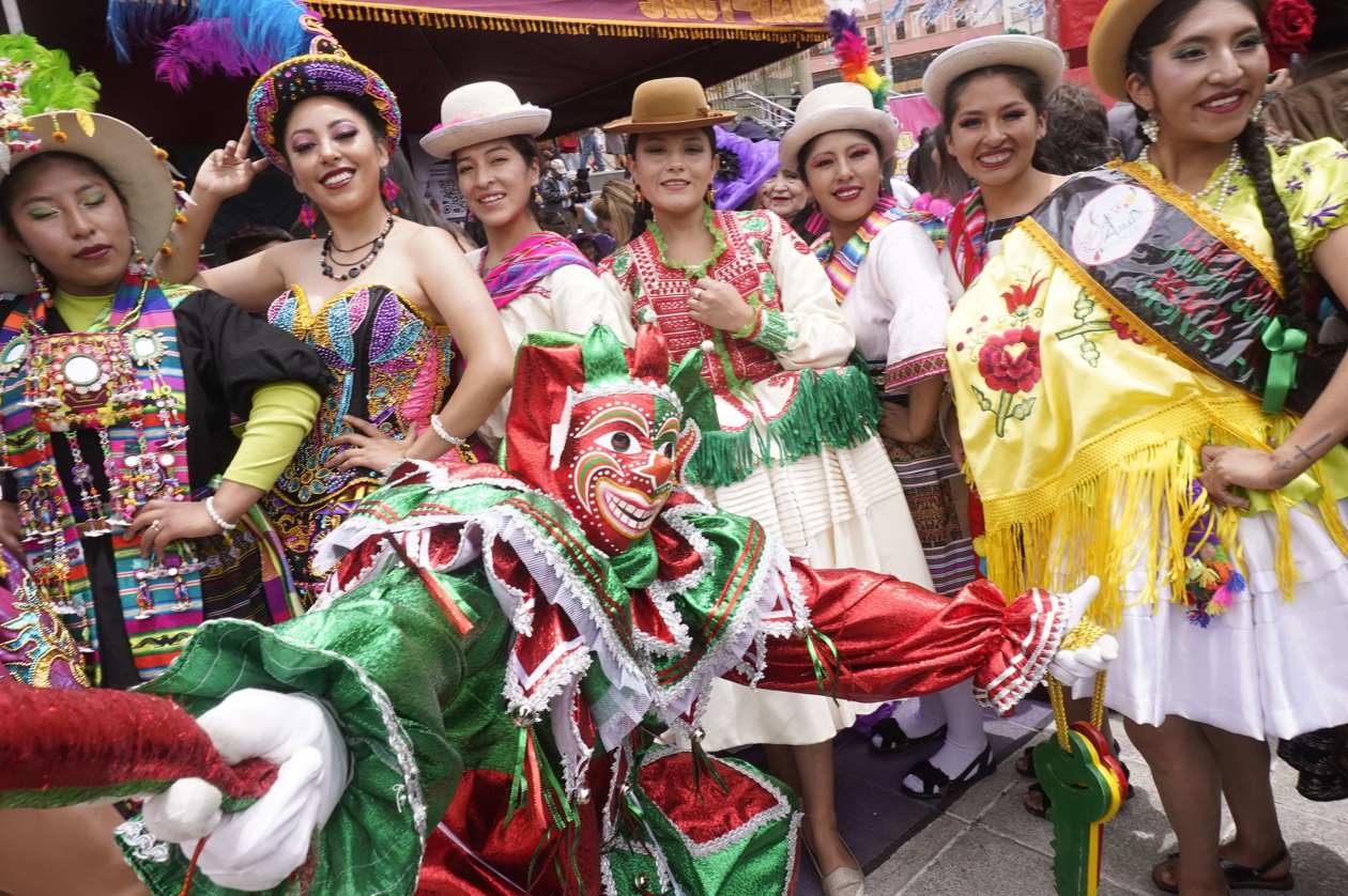 Personajes del Carnaval de Bolivia.